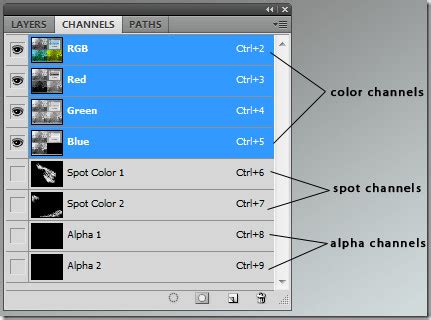 green chanel thumbnail photoshop|What is Channels in Photoshop and how to use it .